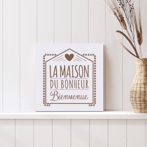 Tableau la maison du bonheur