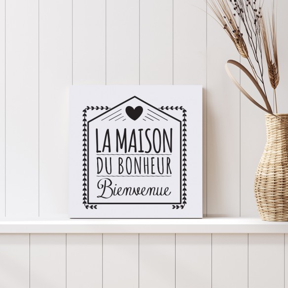Tableau la maison du bonheur
