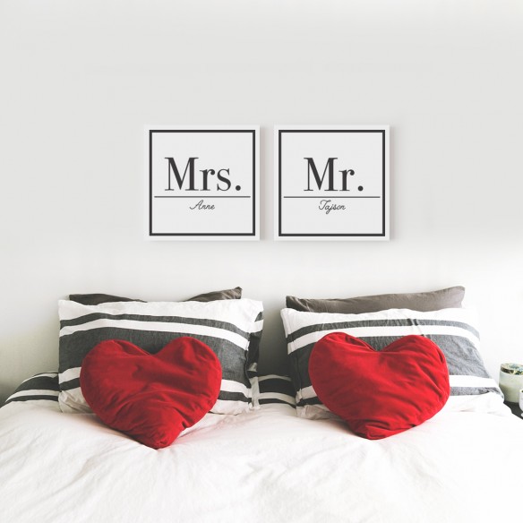 tableau personnalisé couple