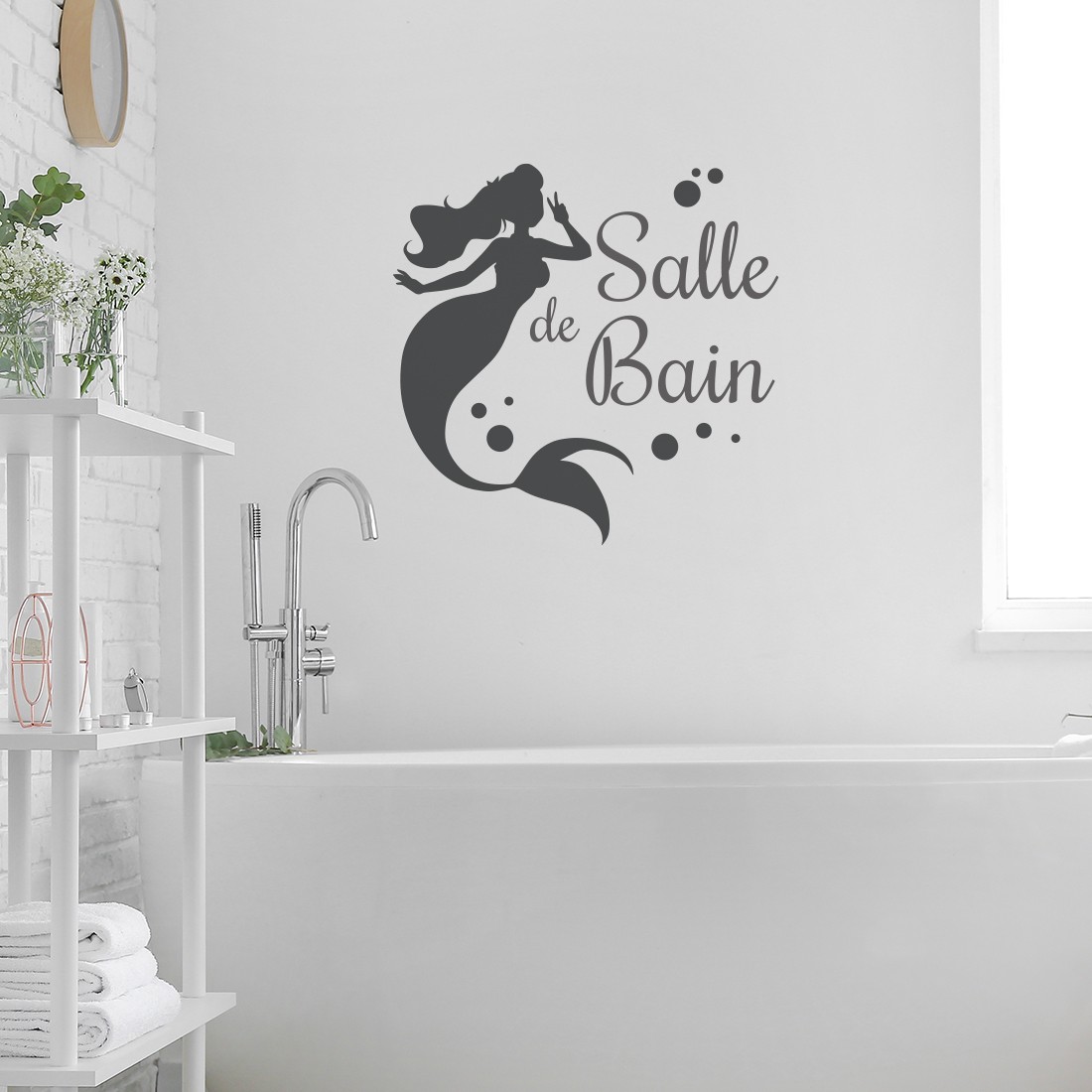 Sticker Logo Salle de bain - Autocollant Logo Salle de bain