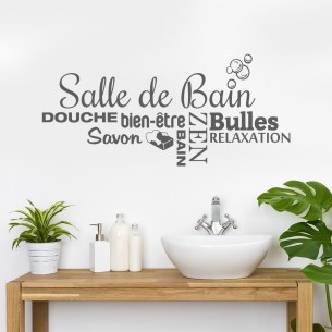 stickers salle de bain