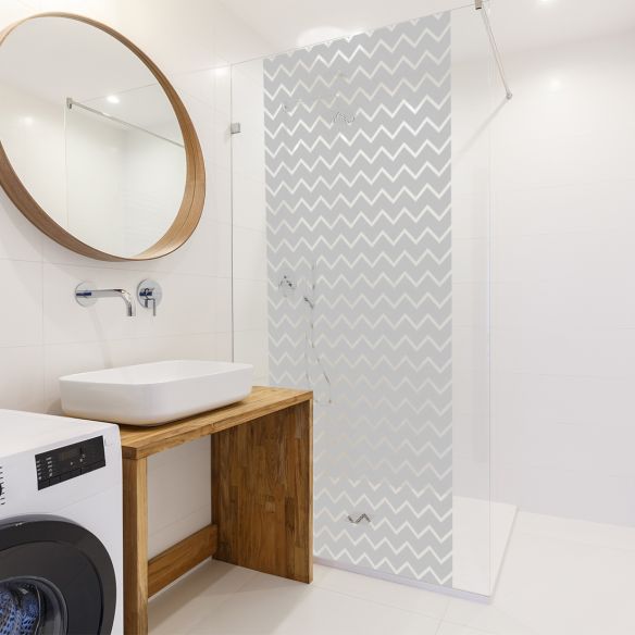 Sticker vénitien dépoli paroi de douche