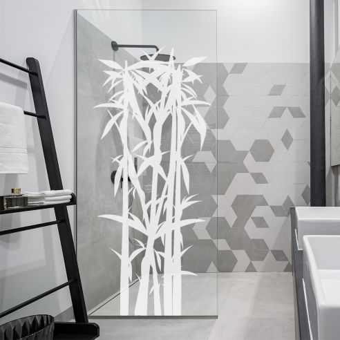 Bambou paroi de douche