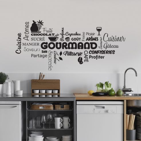 Stickers muraux cuisine - Sticker texte thème culinaire et cuisine