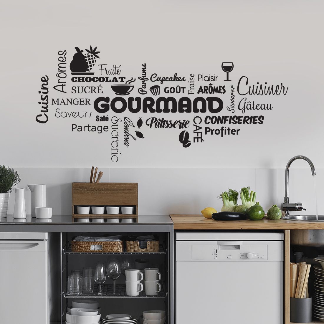 Stickers cuisine, tout pour votre déco ! - TenStickers