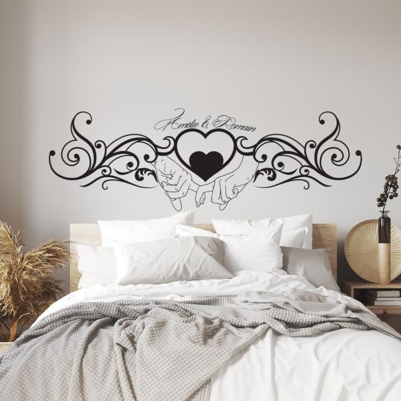 Sticker tête de lit personnalisé