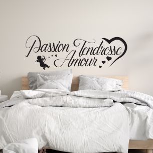 Sticker citation passion tendresse amour