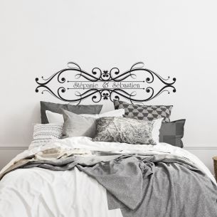 Sticker tête de lit personnalisé