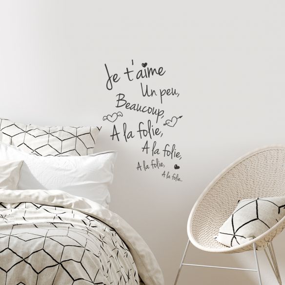 Sticker je t'aimes je t'aime