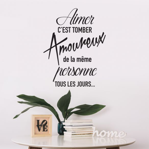 stickers citation amour