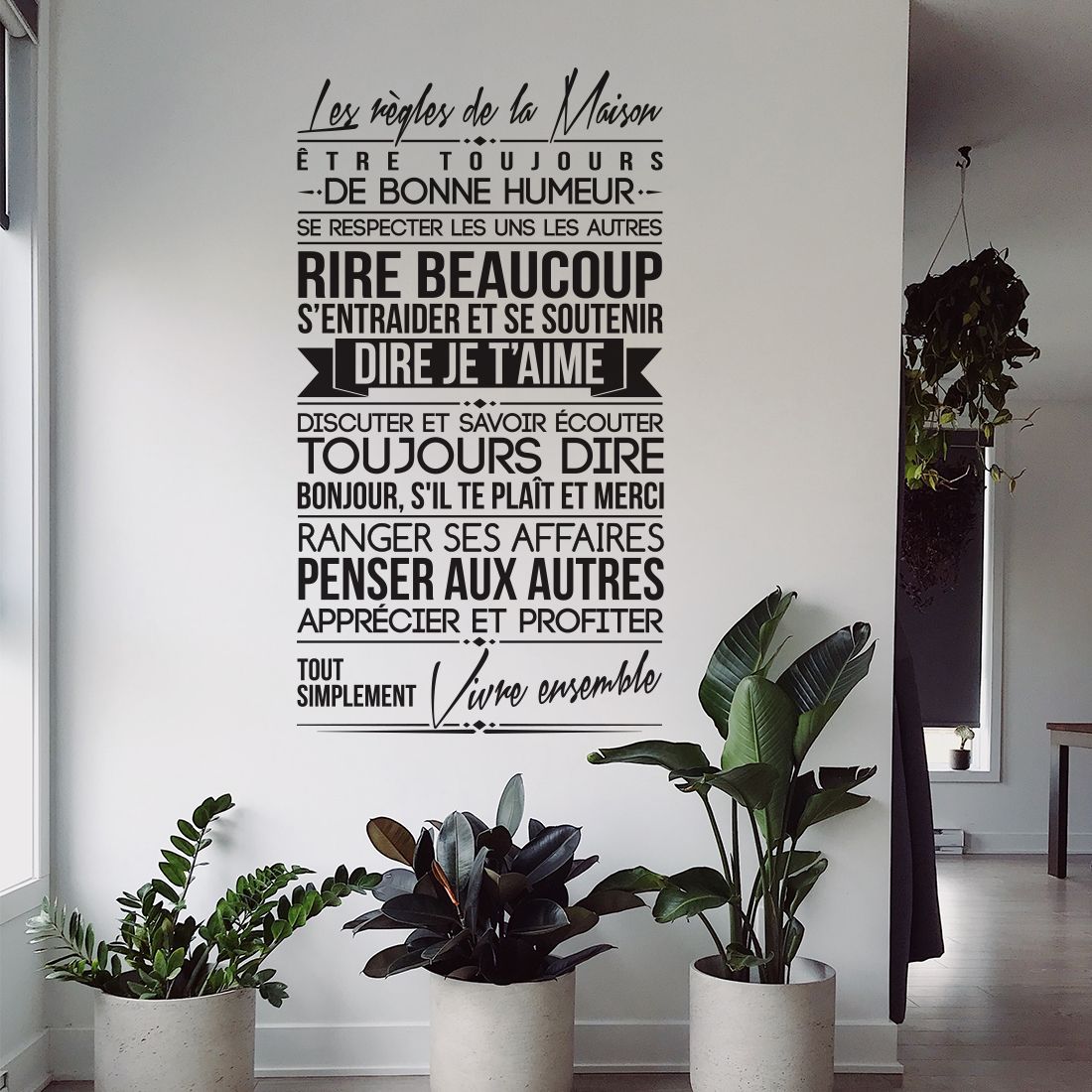 1 Ensemble De Stickers Muraux En Pot 3D Motifs De Plantes - Temu France