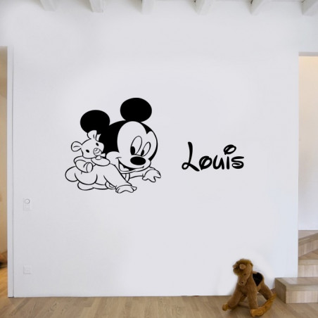 stickers bébé mickey