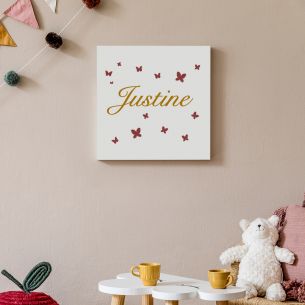 Tableau papillons personnalisé 2