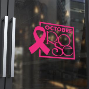 Sticker vitrine Octobre Rouge