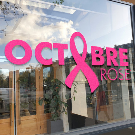 Sticker vitrine Octobre Rouge