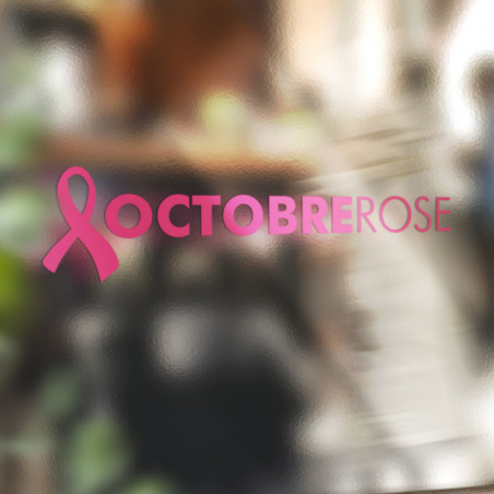 Sticker vitrine Octobre Rouge