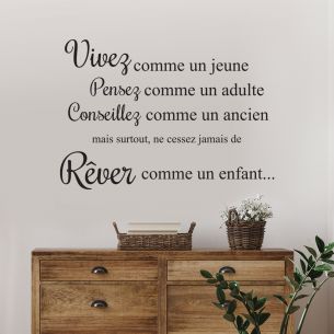 Stickers muraux citation