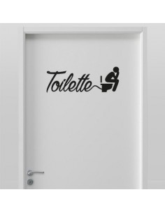 Stickers Toilette H/F