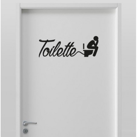 Stickers Toilette H/F