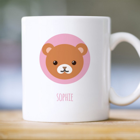 Mug enfant nounours personnalisé