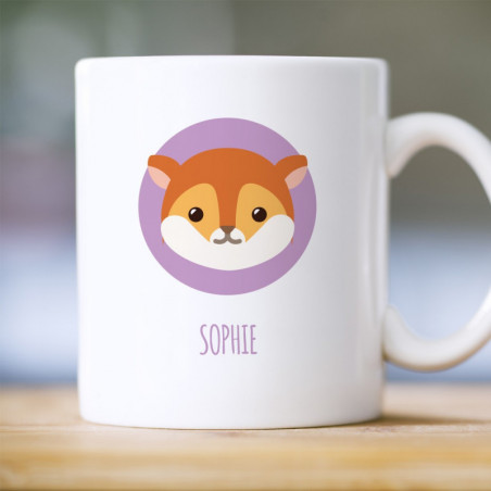Mug enfant personnalisé avec prénom. Mug enfant fabriqué en France