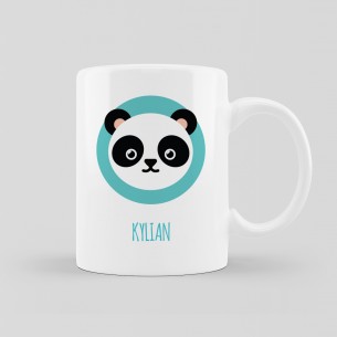 Mug garçon panda personnalisé