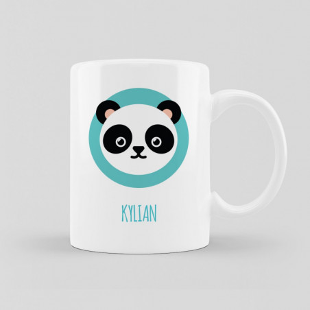 Mug garçon panda personnalisé