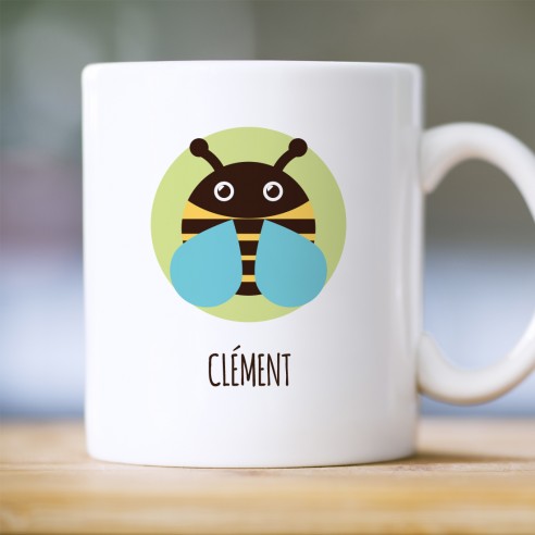 Mug abeille personnalisé