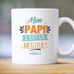 Mug mon papi c'est le meilleur
