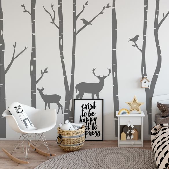 Stickers décor forêt