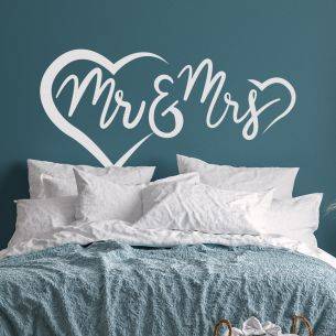 stickers Mr and Mrs