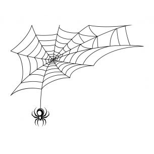 Stickers vitrine halloween