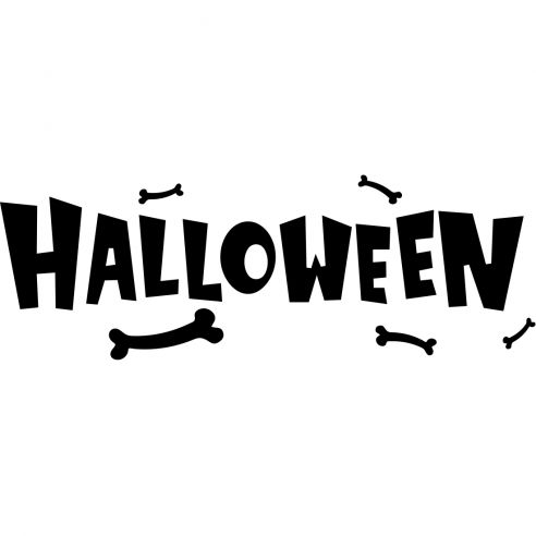 Stickers vitrine halloween