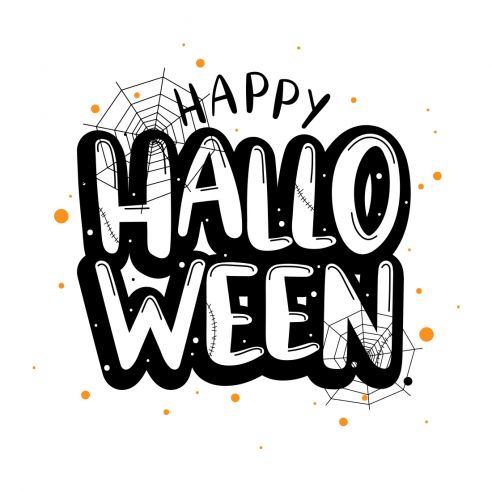 Stickers vitrine halloween