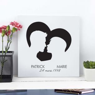 Tableau couple personnalisé