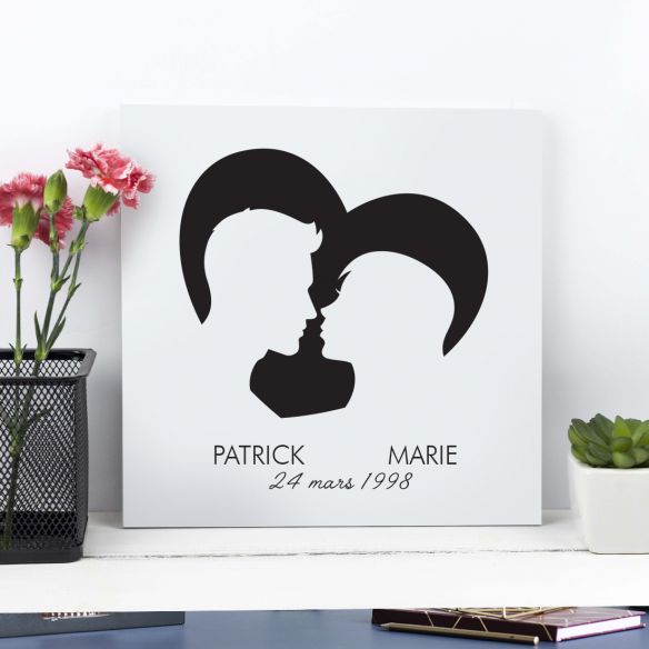 Tableau couple personnalisé