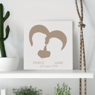 Tableau couple personnalisé 2