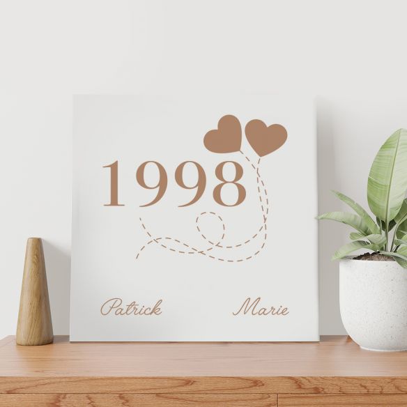 Tableau couple personnalisé