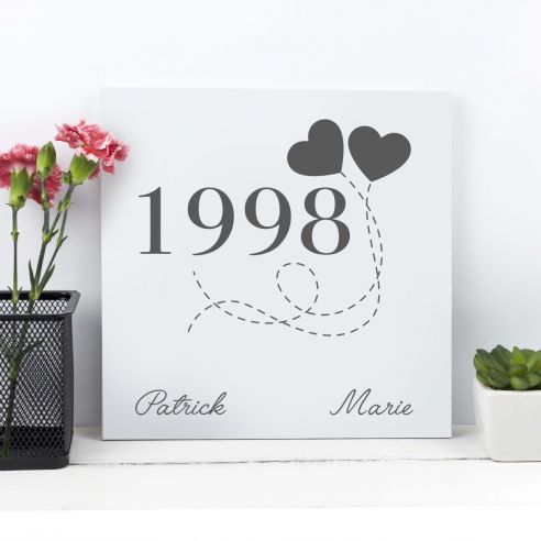 Tableau couple personnalisé