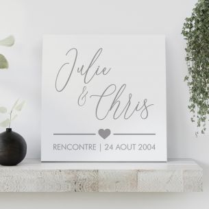 Tableau couple personnalisé 2