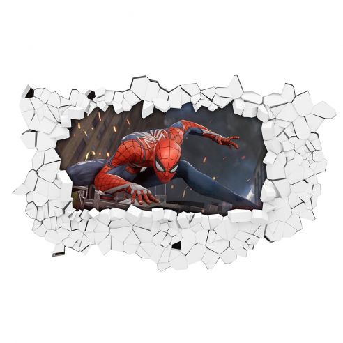 Sticker 3D spiderman