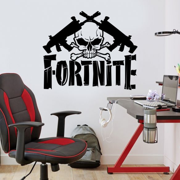 Sticker Fortnite tête de mort