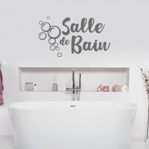 Stickers salle de bain...