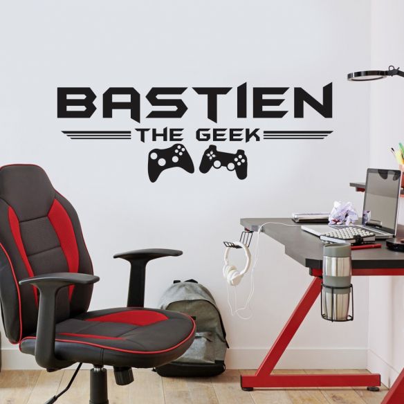 Stickers gamer personnalisé