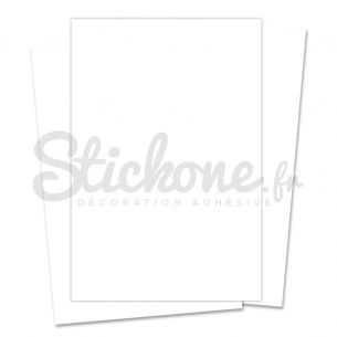 Feuille vinyle adhésif Blanc