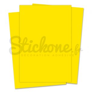 Feuille vinyle adhésif Jaune