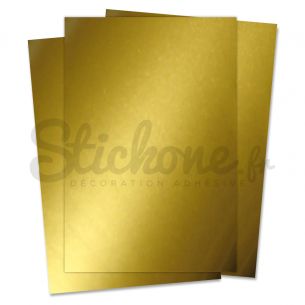 Feuille vinyle adhésif Or