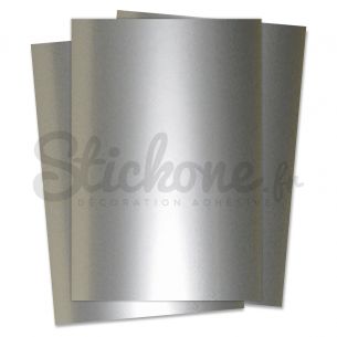 Feuille vinyle adhésif Argent