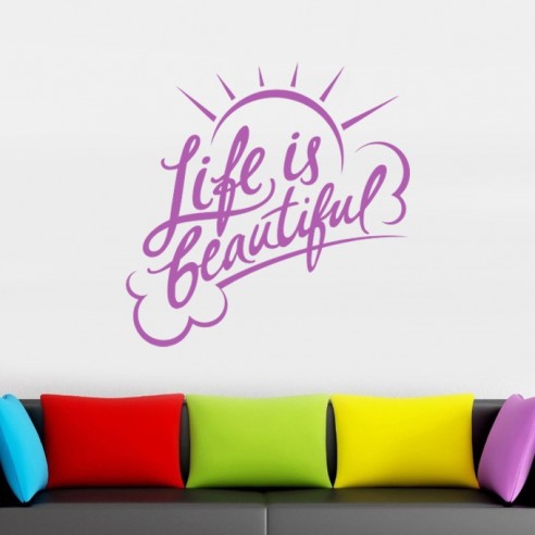 stickers Life is beautyful