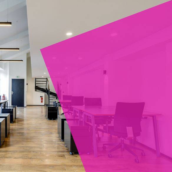 Adhésif transparent Rose / Pink